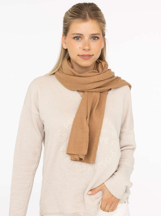 💕 Zwillingsherz Schal 100 % Cashmere "Classic" Kaschmir Camel