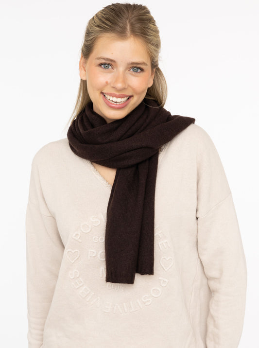 💕 Zwillingsherz Schal 100 % Cashmere "Classic" Kaschmir Braun
