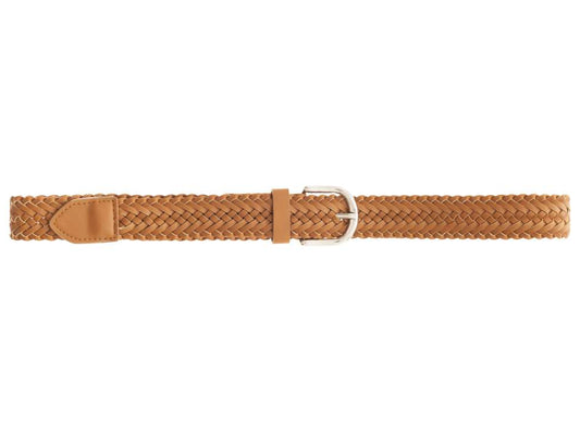Gürtel "Flechtlook" Cognac