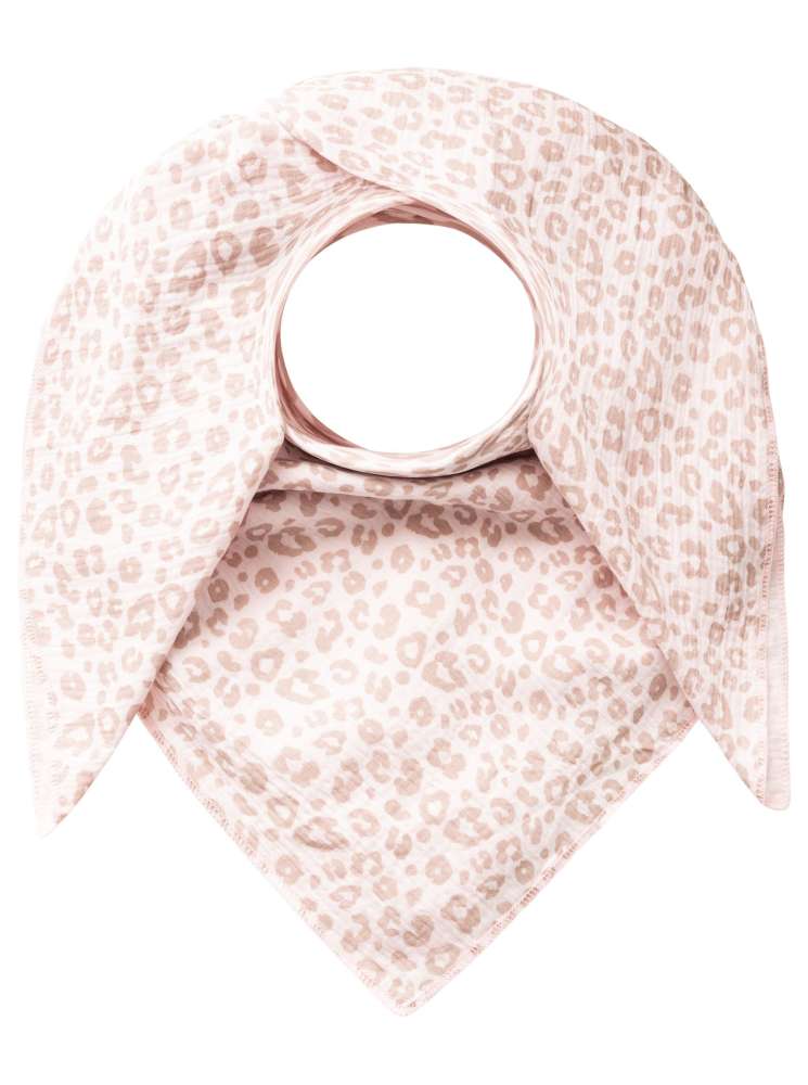 💕 Zwillingsherz Dreieckstuch "Leo & Colors" Musselin Viereck Rosa