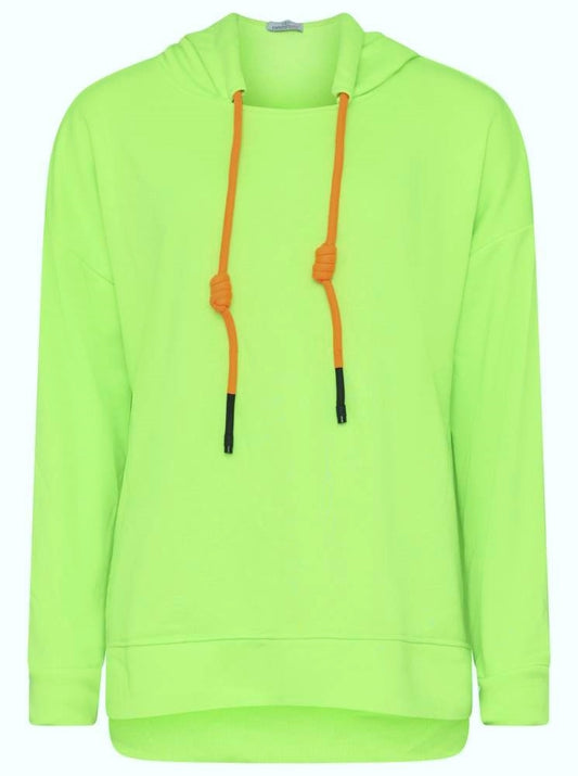💕 Zwillingsherz Hoodie Sweatshirt "Neon Collection" Baumwolle Grün