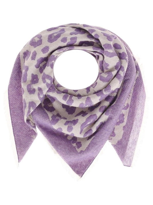 💕 Zwillingsherz Dreieckstuch Viereck "Motala" Wolle Lila