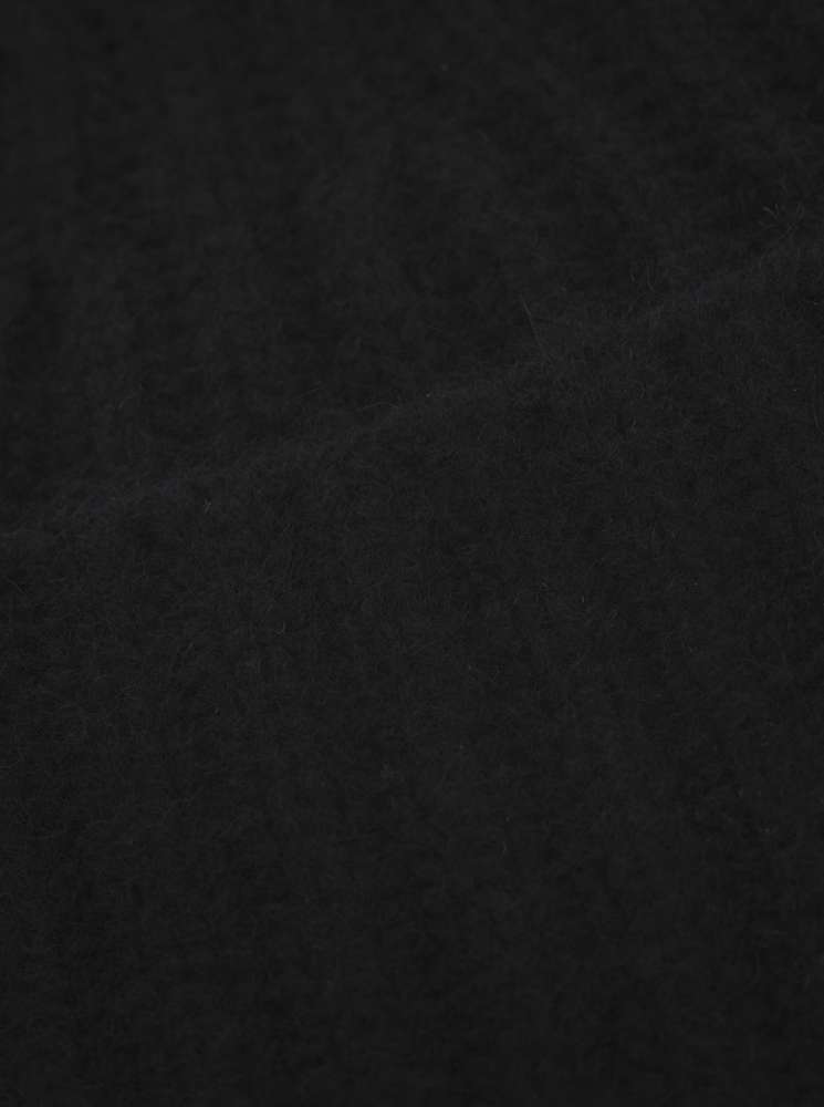 💕 Zwillingsherz Mütze Ribbon Beanie Herren "Luxus" 100 % Kaschmir Gerippt Schwarz