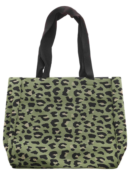 💕 Zwillingsherz Tasche Shopper "Leo & Lurex" Khaki