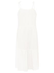 💕 Zwillingsherz Kleid Musselin "Spaghettiträger" Maxikleid Weiß