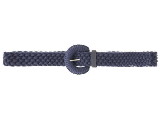 Gürtel Stoffgürtel "Sommer" geflochten Navy