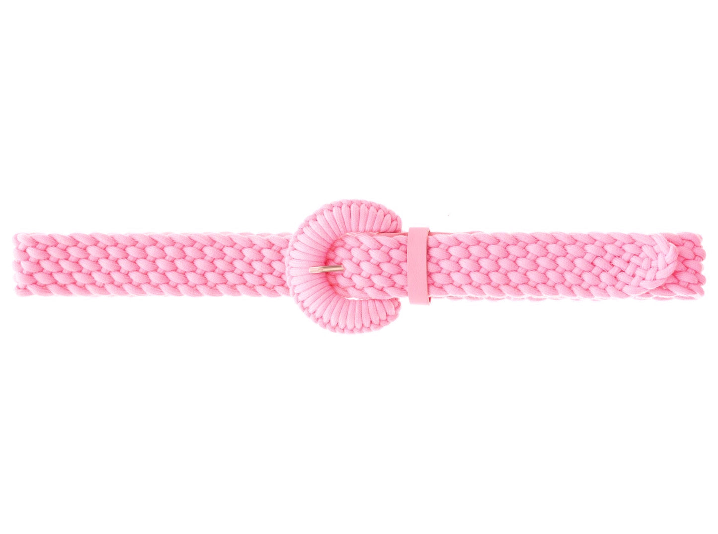 Gürtel Stoffgürtel "Sommer" geflochten Rosa