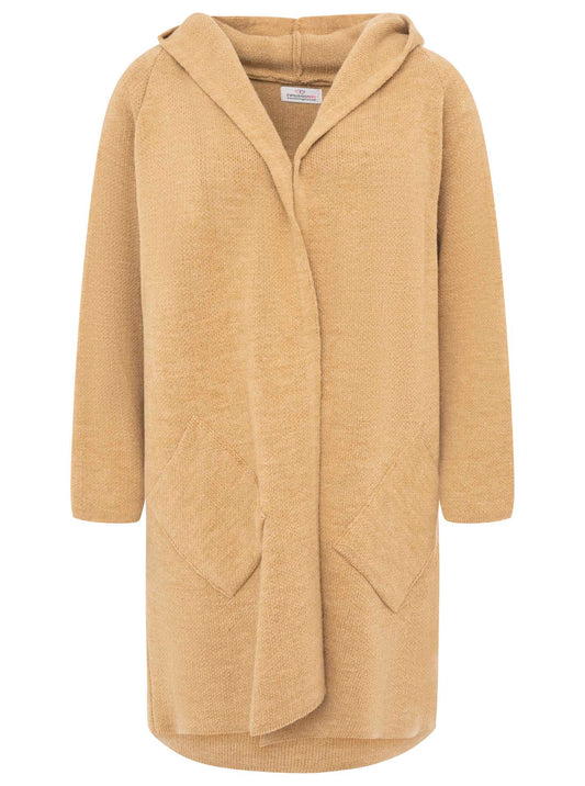 💕 Zwillingsherz Strickjacke "Annabell" Cognac