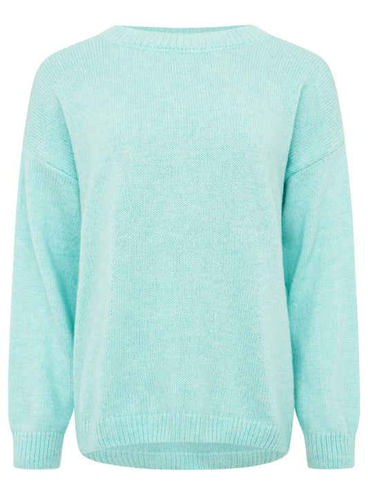 💕 Zwillingsherz Oversized Strick Pullover "Berlin" Mint