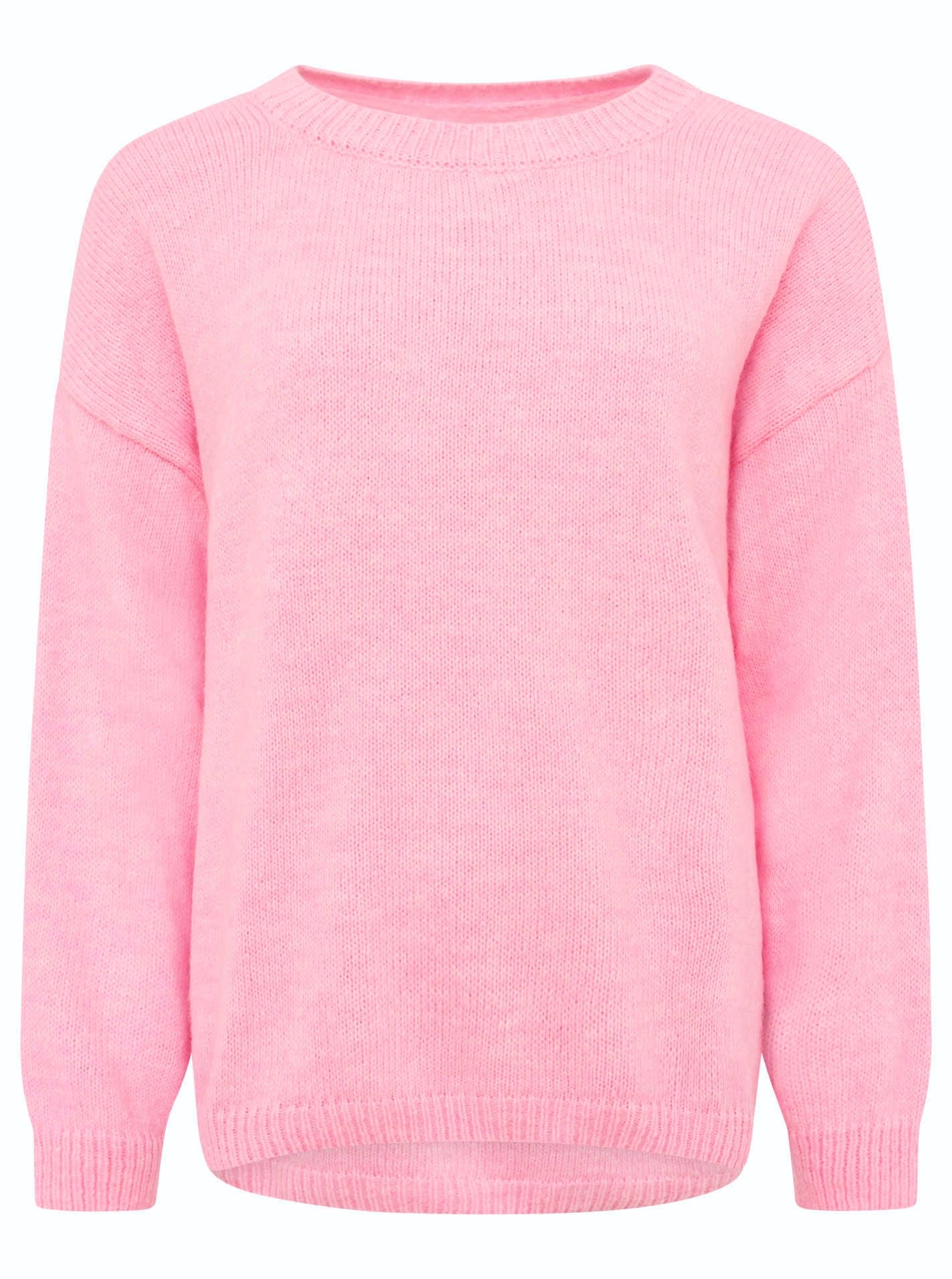 💕 Zwillingsherz Oversized Strick Pullover "Berlin" Rosa