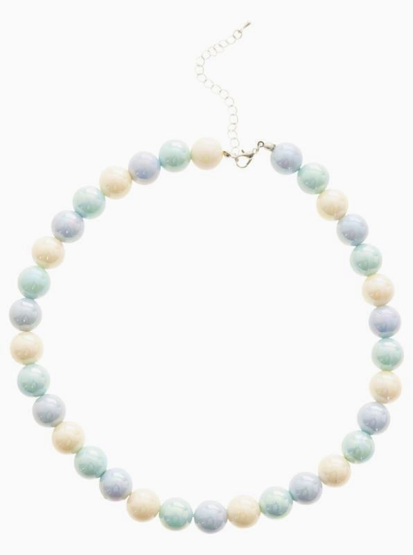 💕 Zwillingsherz Kette "Summer Pearls" Türkis