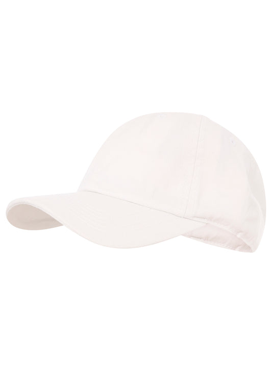 💕 Zwillingsherz Cap "Uni" 100 % Baumwolle Weiß