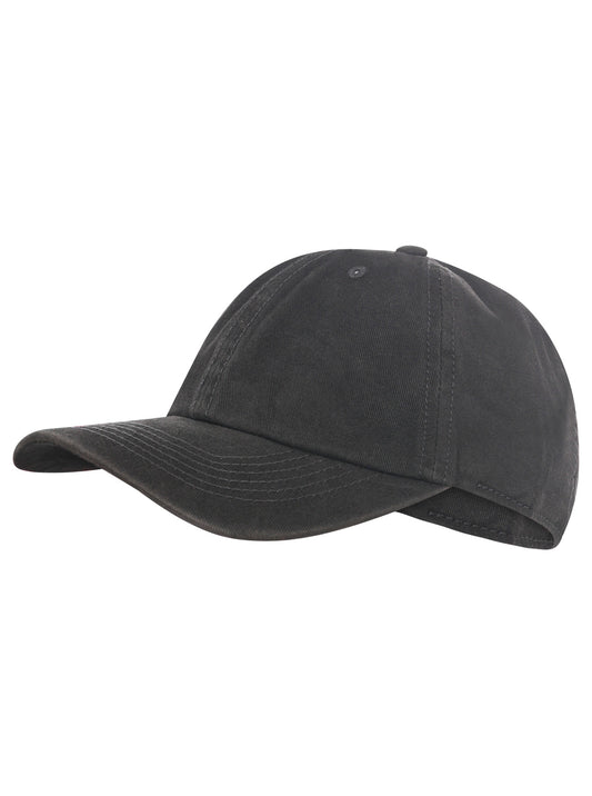 💕 Zwillingsherz Cap "Uni" 100 % Baumwolle Schwarz