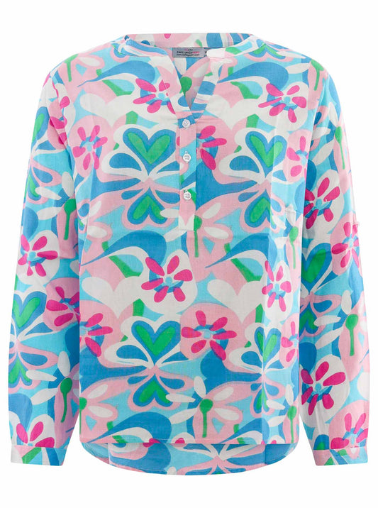 💕 Zwillingsherz Bluse "MargareteZH" Viskose Bunt