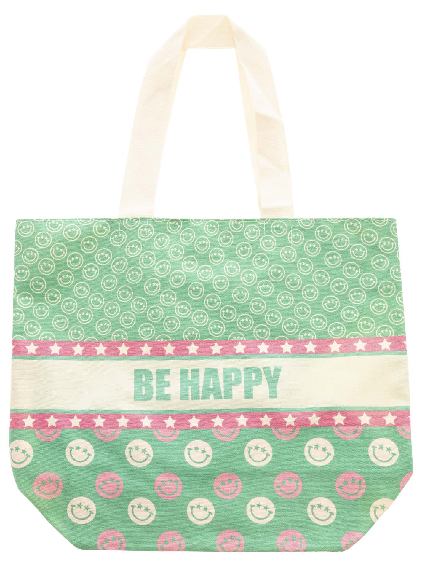 💕 Zwillingsherz Tasche Shopper "Glücklich sein" Tote bag Grün