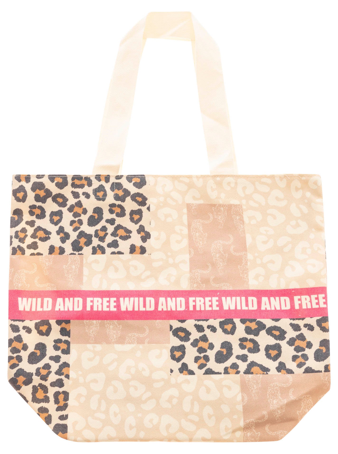 💕 Zwillingsherz Tasche Shopper "Animal Mix" Tote bag Dunkelbeige