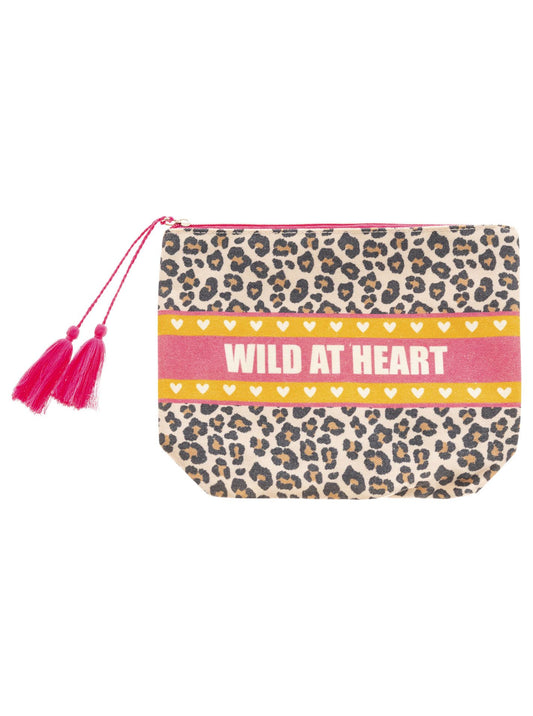 💕 Zwillingsherz Kosmetiktasche "Wild at heart" Pouch