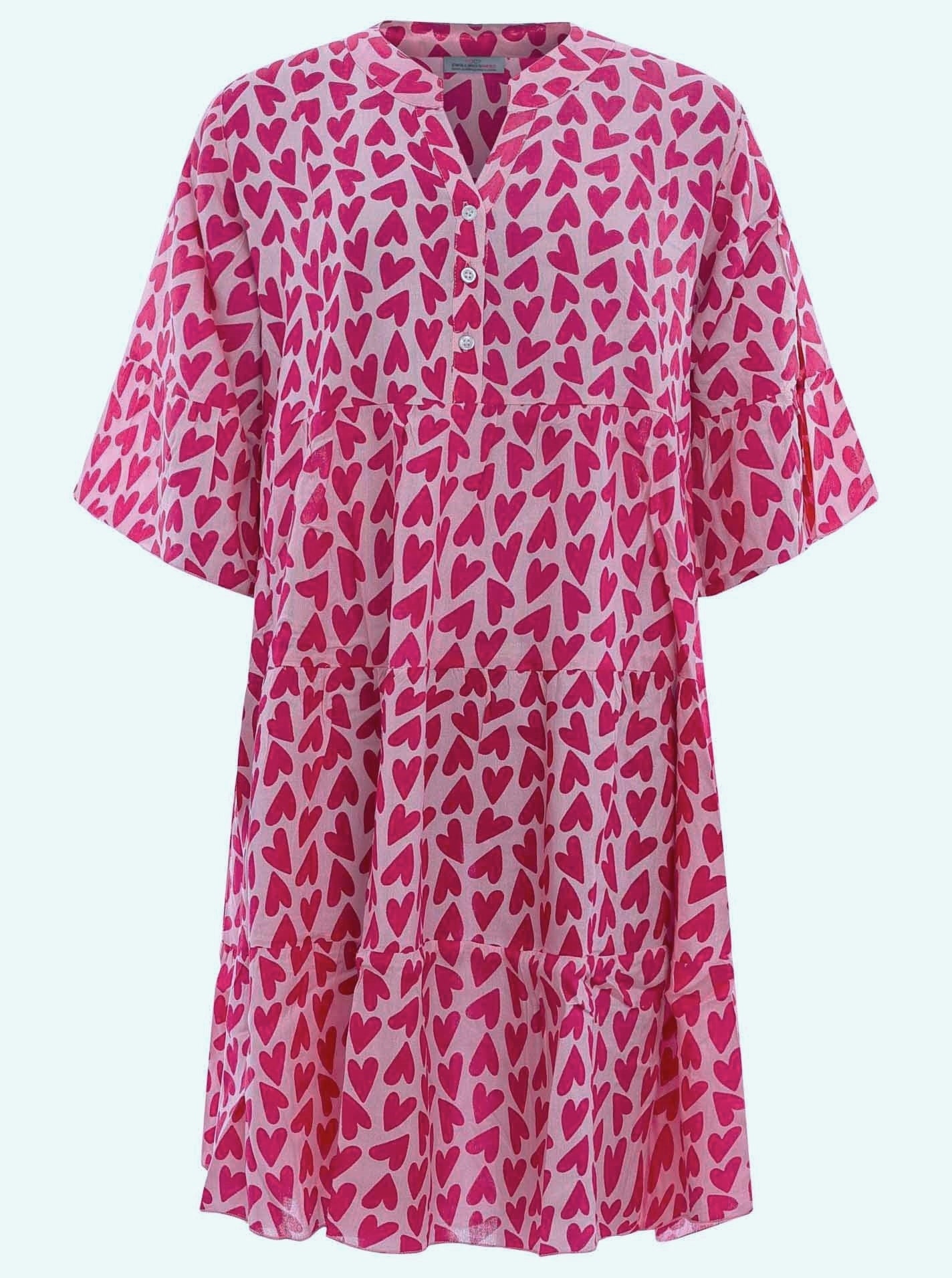 💕 Zwillingsherz Kleid "Kim ZH" Pink