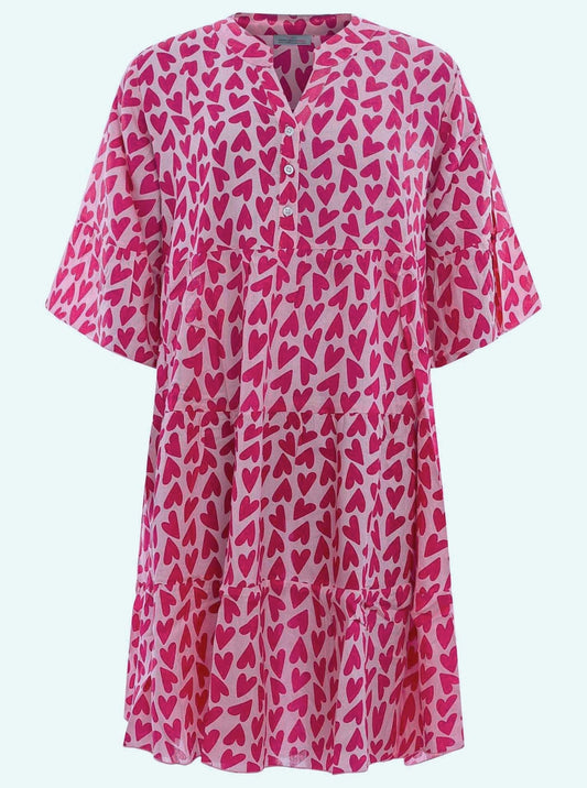 💕 Zwillingsherz Kleid "Kim ZH" Pink