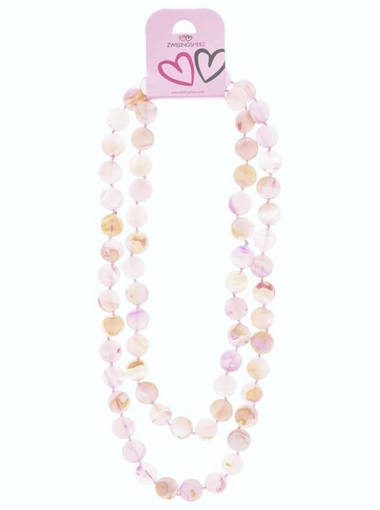 💕 Zwillingsherz Kette "Summerdream" Rosa