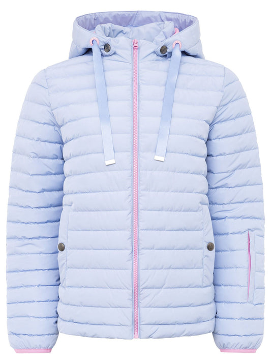 💕 Zwillingsherz Jacke Steppjacke kurz "Sofia" Hellblau