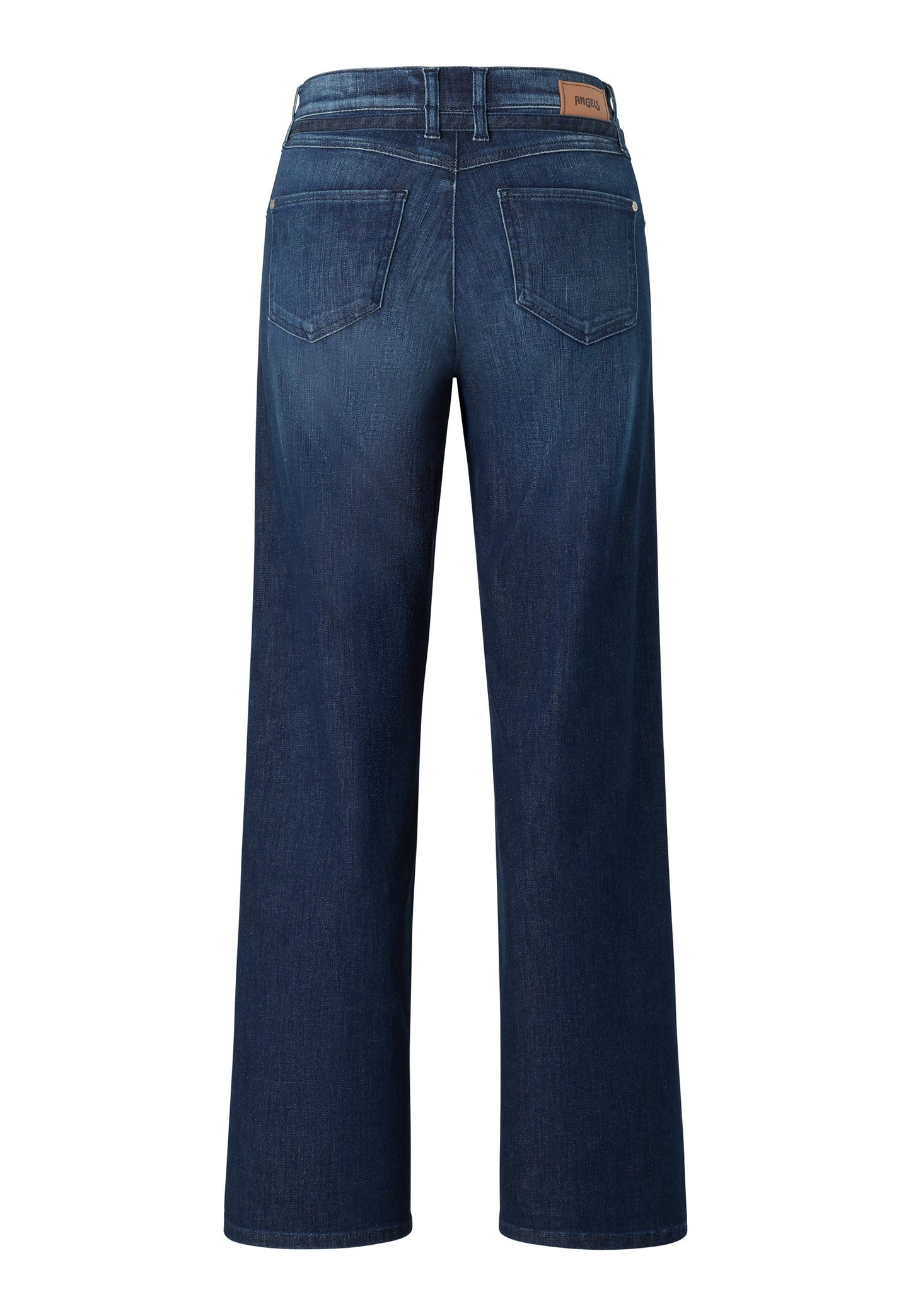 Angels Jeans Liz Belt Dunkelblau 5 Pocket Jeans 30" Normallänge
