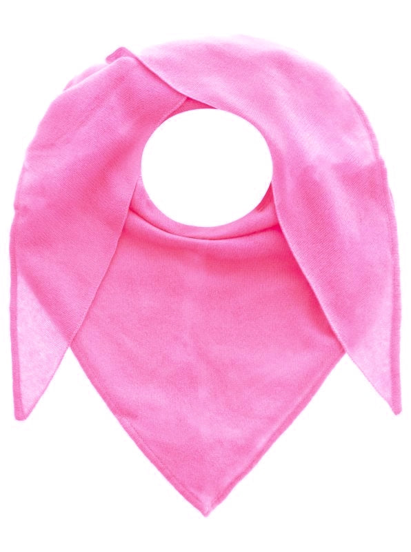 💕 Zwillingsherz Dreieckstuch "100 % Cashmere" Kaschmir Bubblegum
