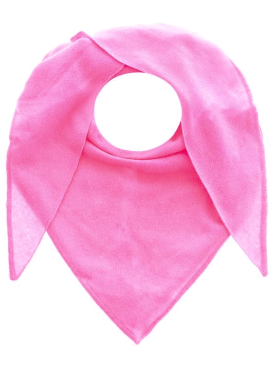 💕 Zwillingsherz Dreieckstuch "100 % Cashmere" Kaschmir Bubblegum