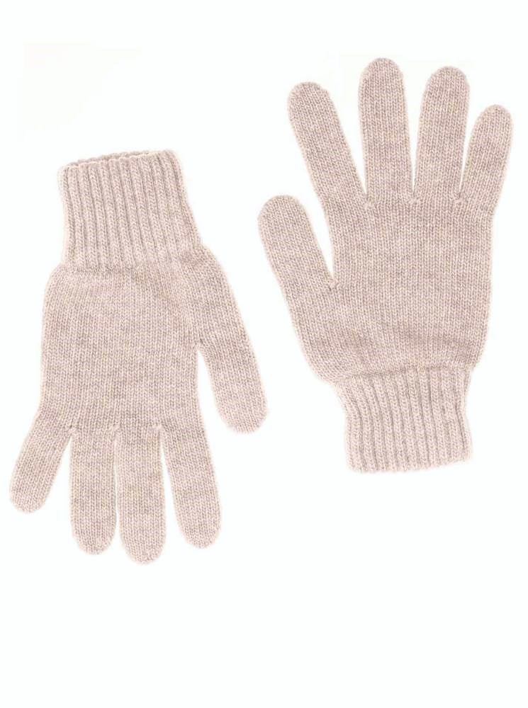 💕 Zwillingsherz Handschuhe "Classic" Wolle Hellbeige