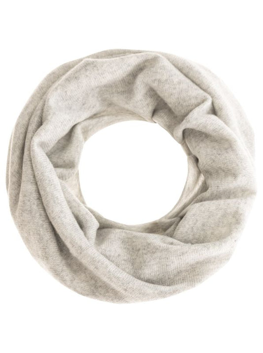 💕 Zwillingsherz Loop 100 % Cashmere "Uni" Kaschmir Hellgrau