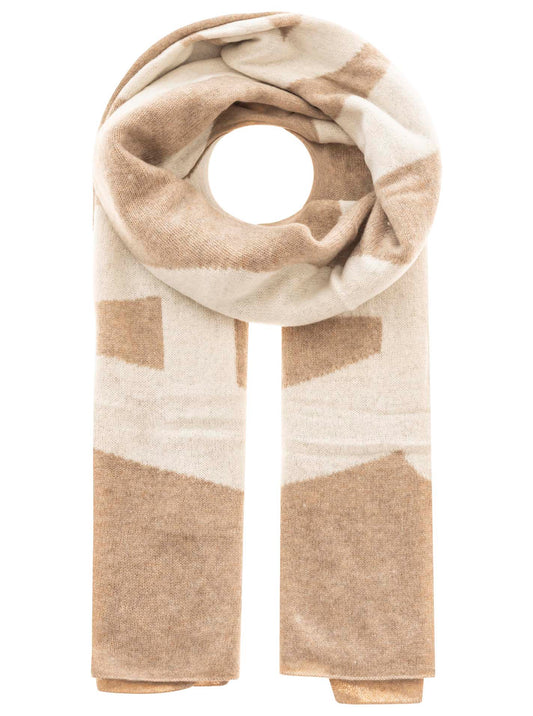 💕 Zwillingsherz XXL Schal "Amour" 100 % Cashmere Kaschmir Beige Wollweiß