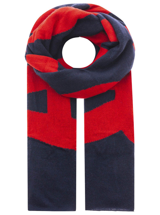 💕 Zwillingsherz XXL Schal "Amour" 100 % Cashmere Kaschmir Navy