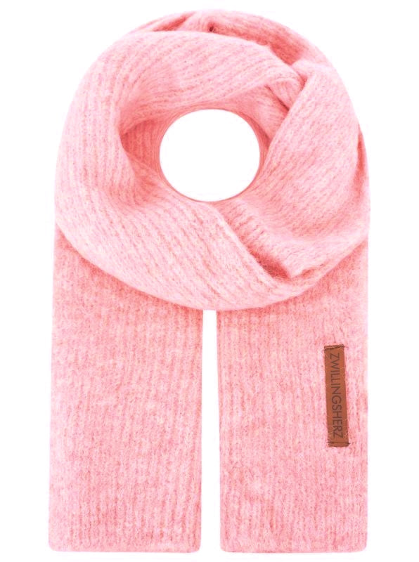 💕 Zwillingsherz Schal Kuschelschal "Rippe & Patch"