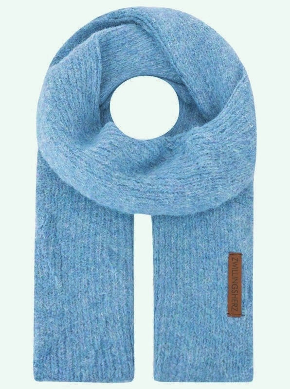 💕 Zwillingsherz Schal Kuschelschal "Rippe & Patch"