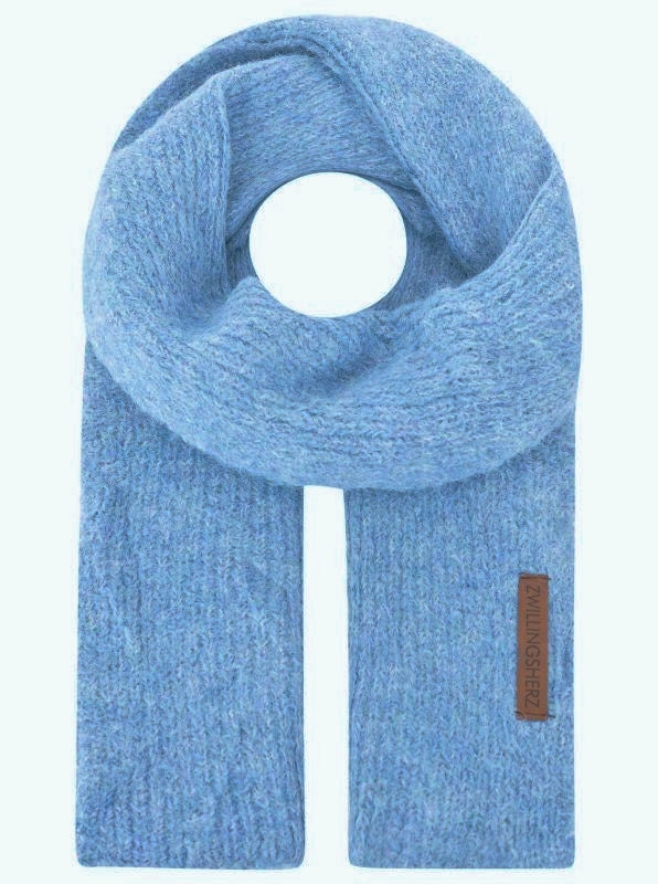 💕 Zwillingsherz Schal Kuschelschal "Rippe & Patch"
