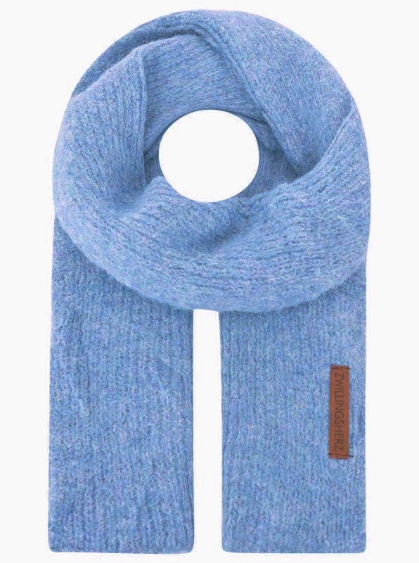 💕 Zwillingsherz Schal Kuschelschal "Rippe & Patch"