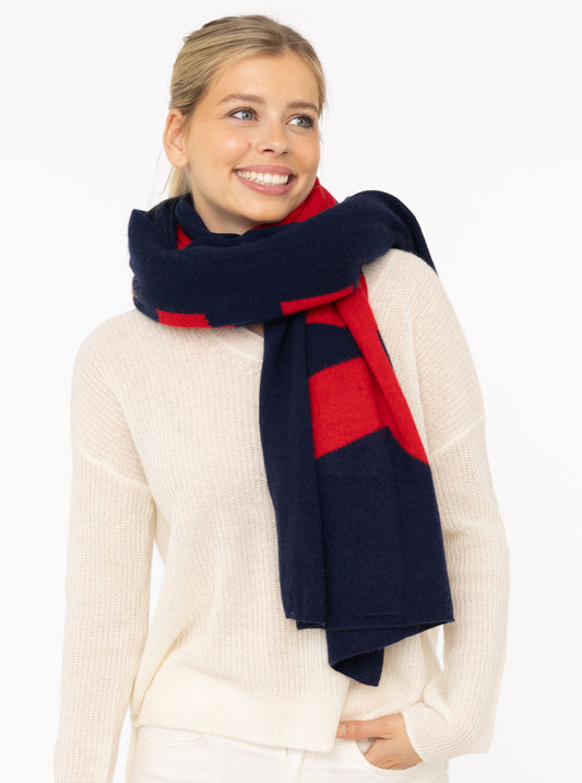 💕 Zwillingsherz XXL Schal "Amour" 100 % Cashmere Kaschmir Navy