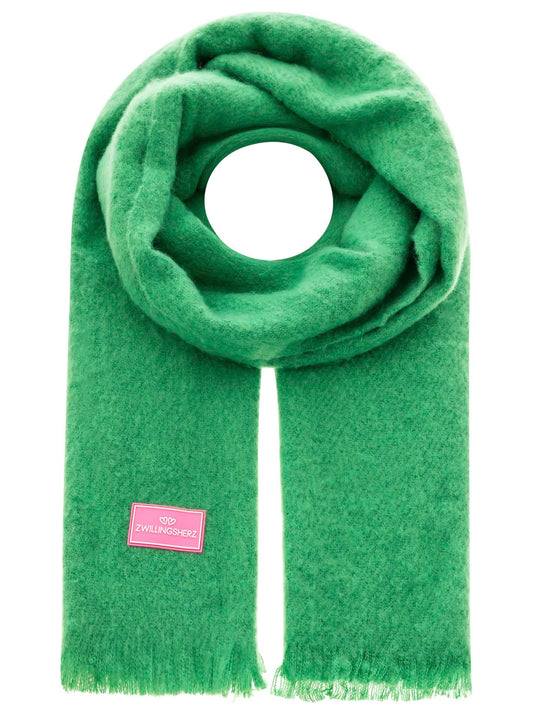 💕 Zwillingsherz Schal "Flauschig" Grün