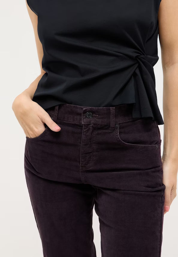 Angels Hose Lara Cord Deep Wine Used