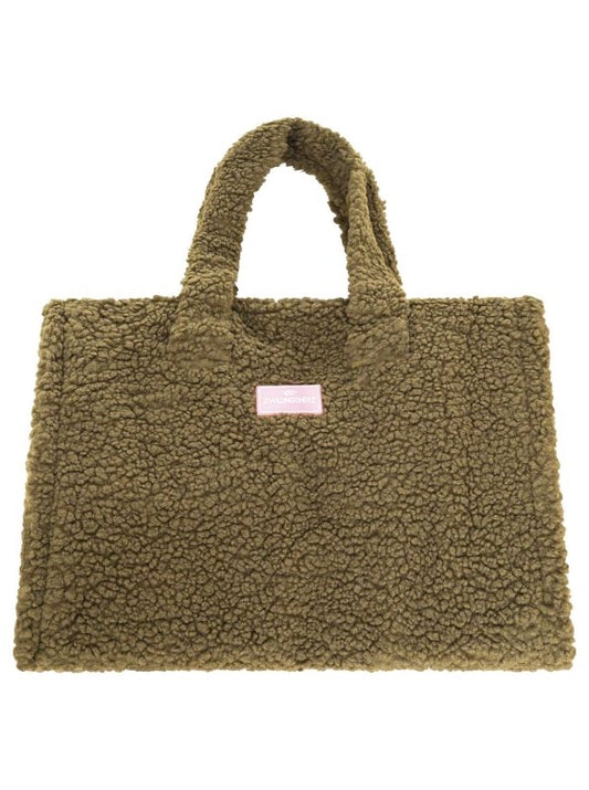💕 Zwillingsherz XXL Shopper Teddy "Patch" Olive
