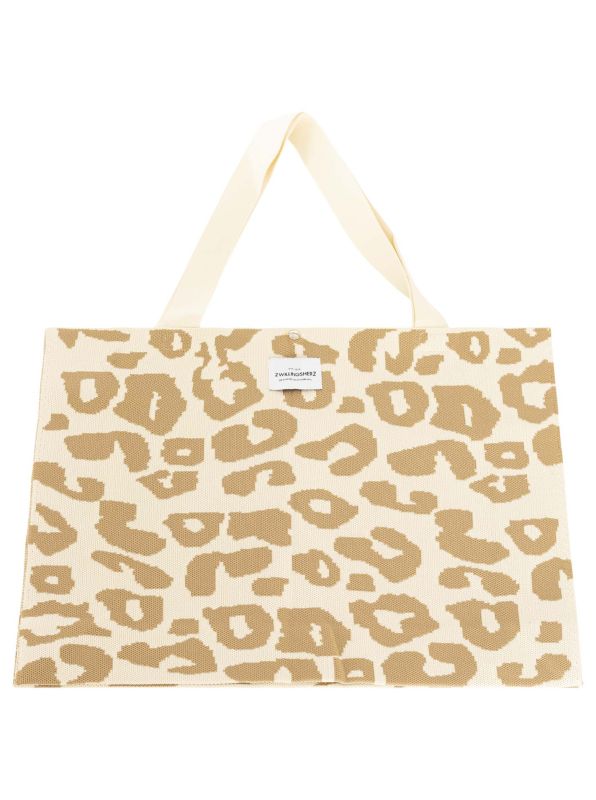 💕 Zwillingsherz XXL Shopper "Leo" Tasche Beige