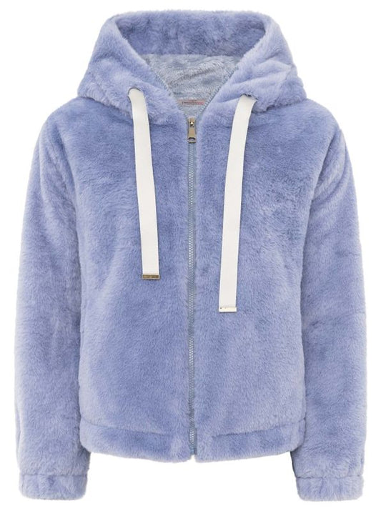 💕 Zwillingsherz Jacke "Plüsch" Blau
