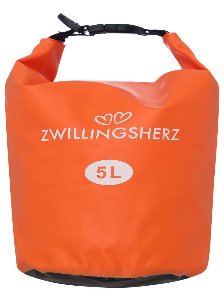 💕 Zwillingsherz Tasche Beachbag "Water" wasserfest Orange