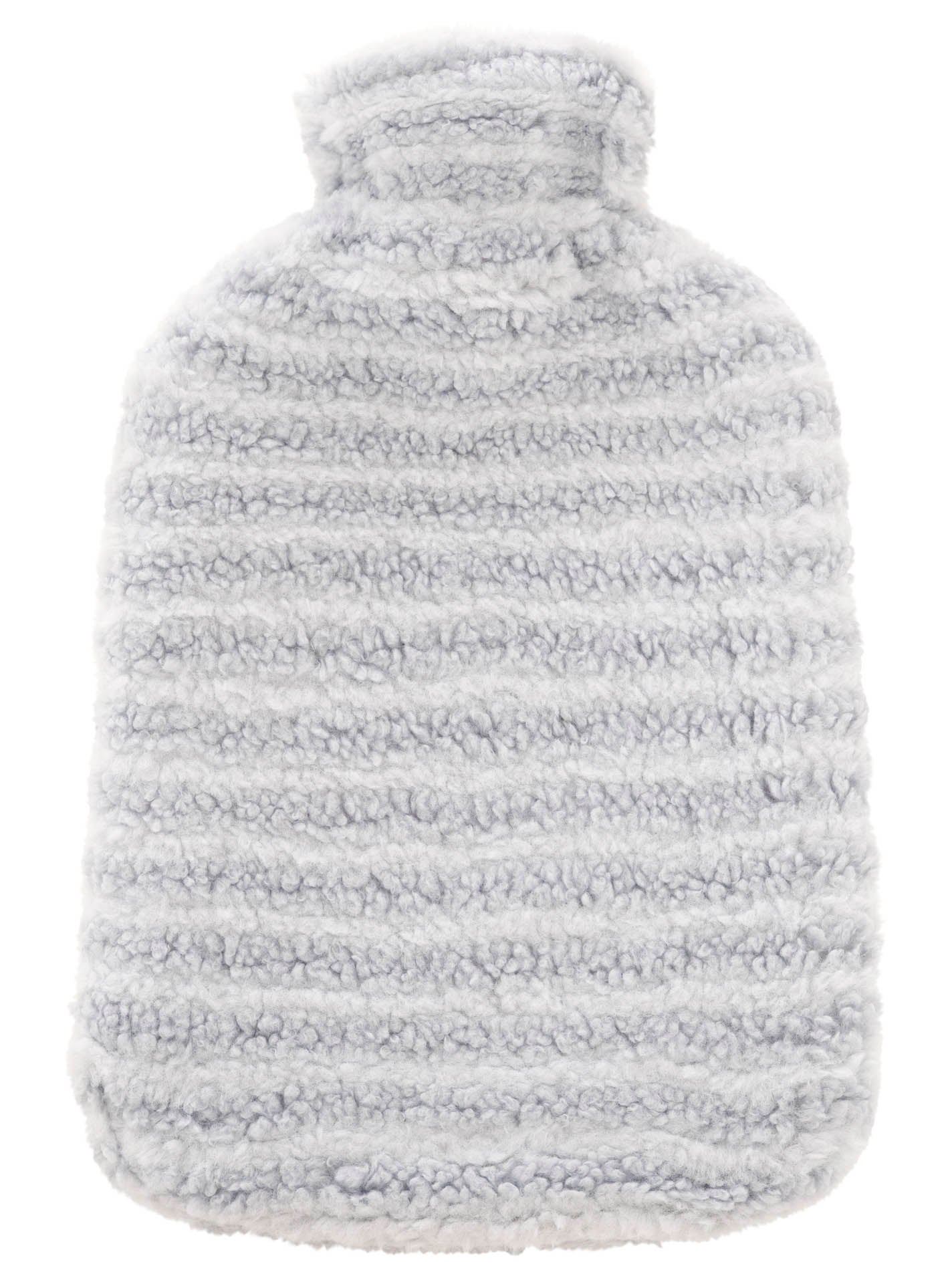 Wärmflasche "Stripes" Graublau