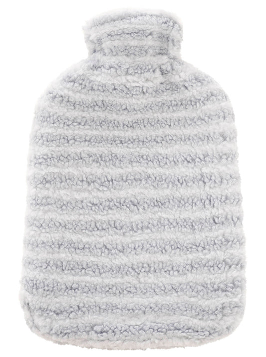 Wärmflasche "Stripes" Graublau