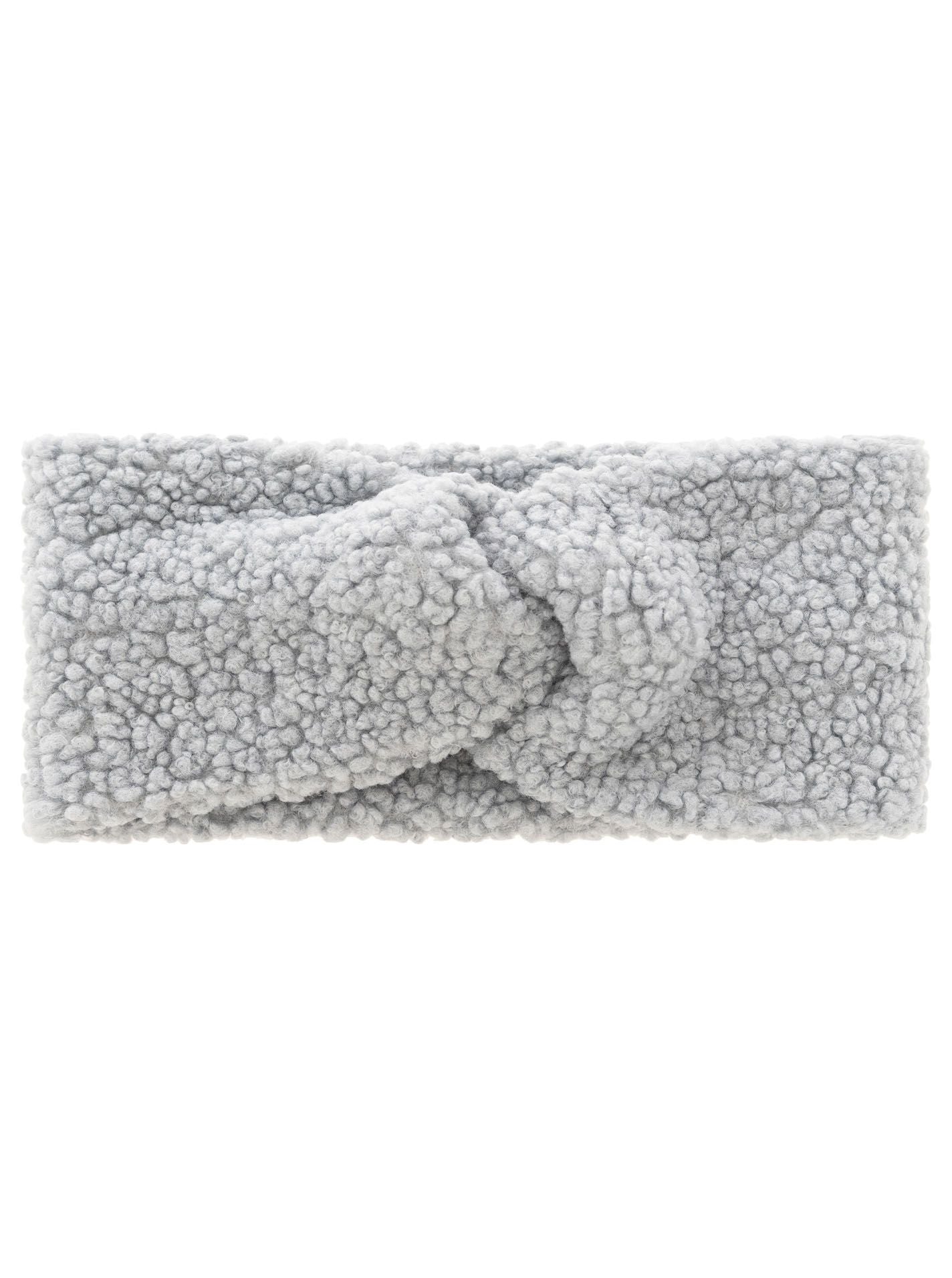 💕 Zwillingsherz Stirnband "Teddy" Grau