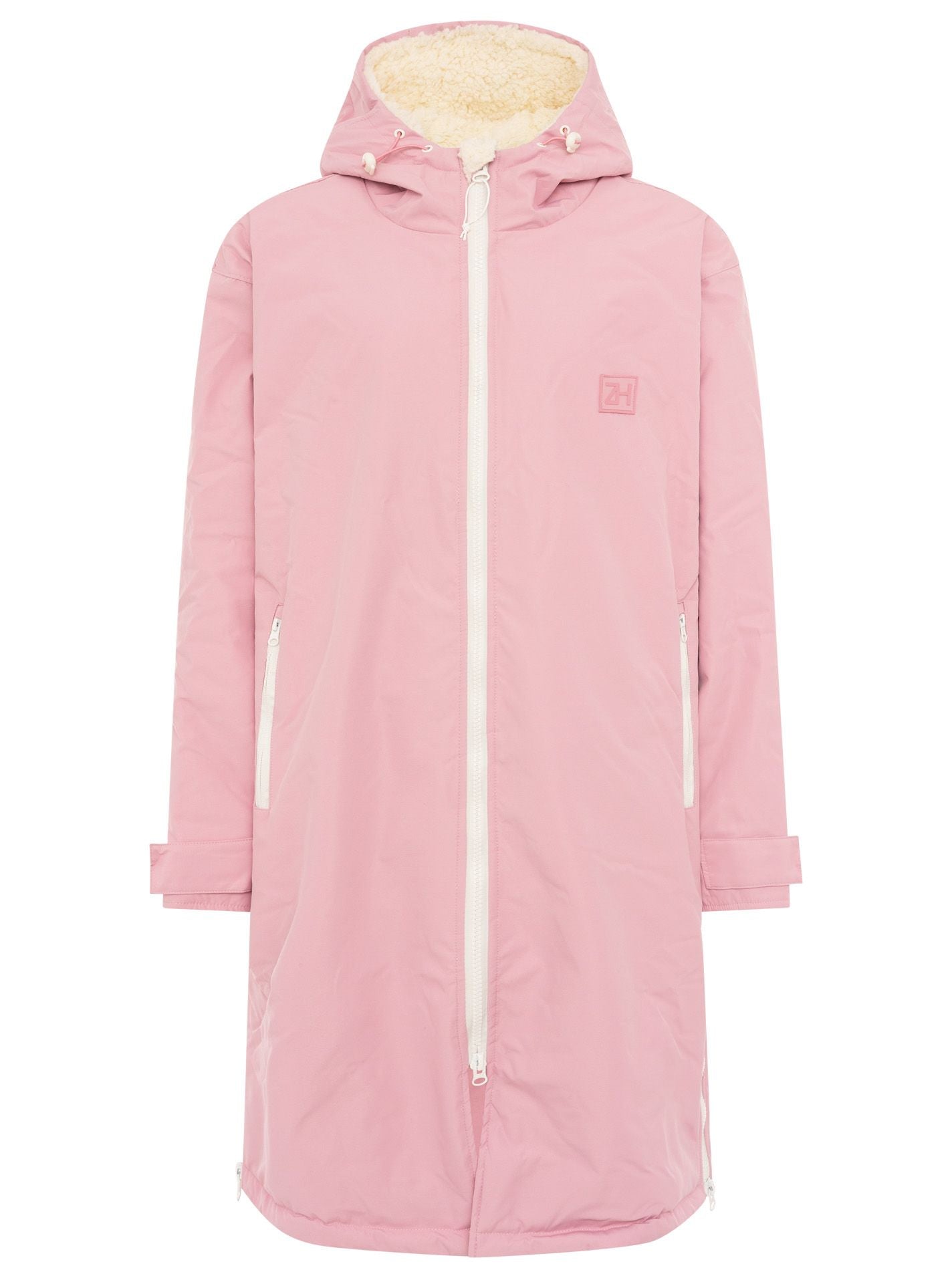 💕 Zwillingsherz Oversize "Windjacke ZH" Windmantel Altrosa