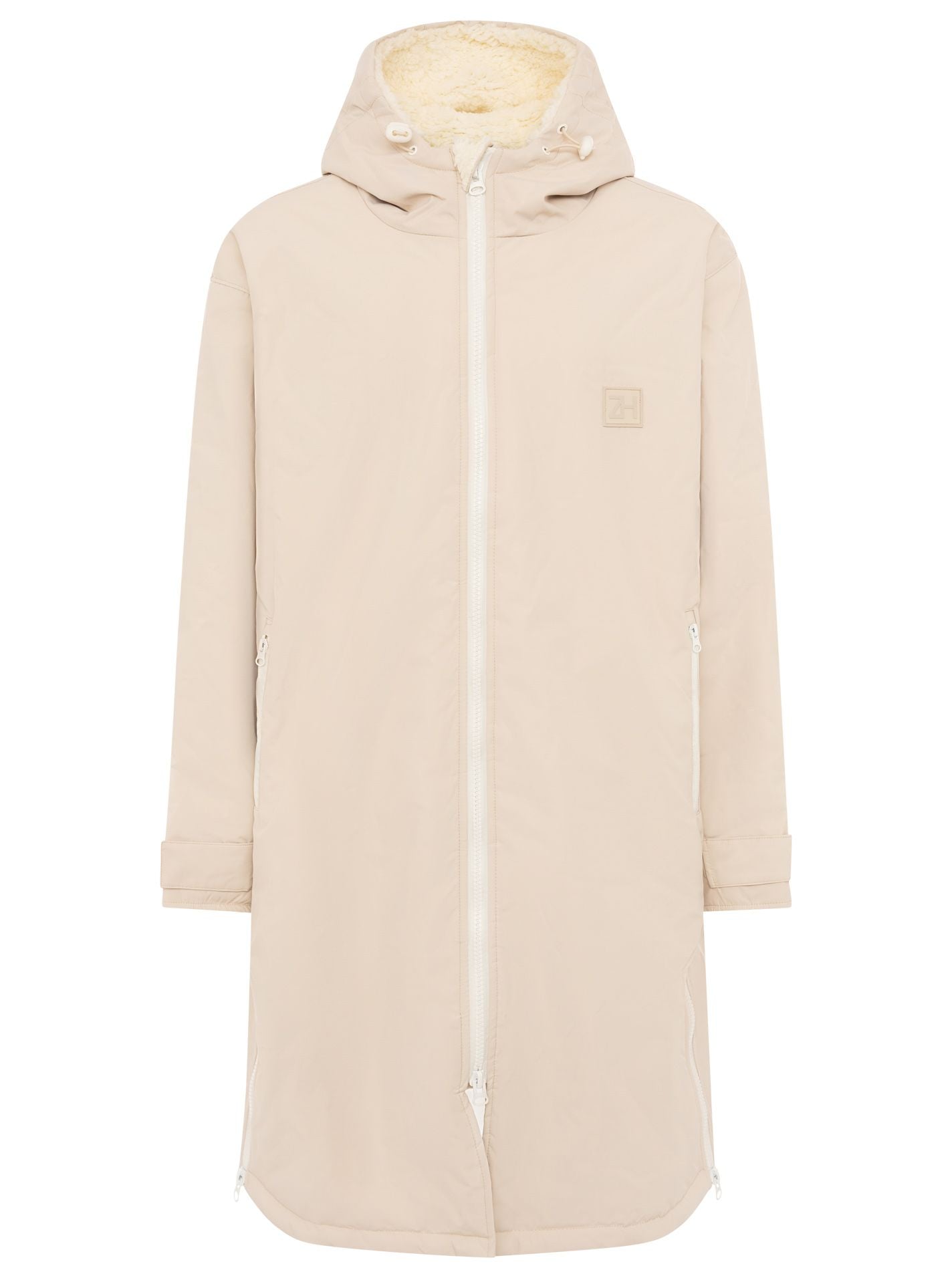 💕 Zwillingsherz Oversize "Windjacke ZH" Windmantel Hellbeige