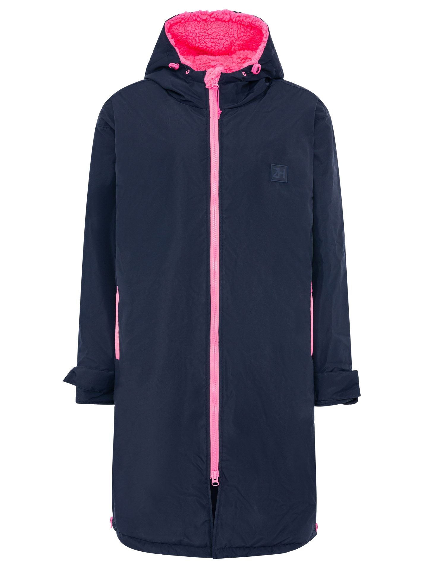 💕 Zwillingsherz Oversize "Windjacke ZH" Windmantel Marine