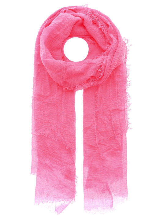 💕 Schal Tuch "Uni" 100 % Viskose Pink